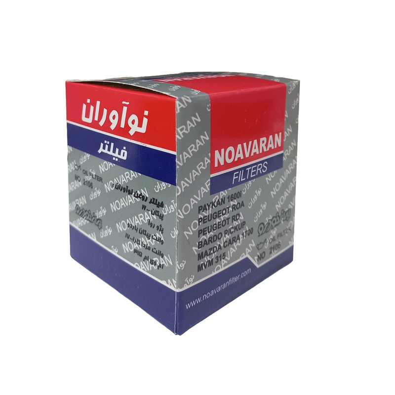 فیلتر روغن خودرو فیلتر نوآوران مدل NO2107 مناسب برای پژو روآ