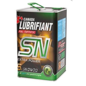 روغن موتور کانادا لوبریفنت مدل EXTRA POWER SN 0W20 – حجم 5 لیتر