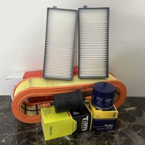 فیلتر روغن تام TW68/8 برای ساینا + فیلتر هوا و کابین و سوخت