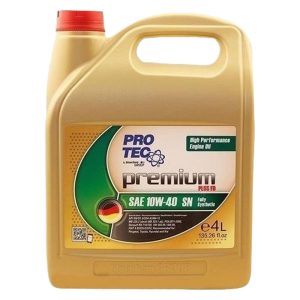 روغن موتور پروتک مدل 10W40 SN فول سنتتیک حجم چهار لیتر