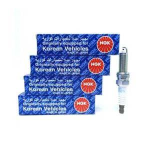 شمع خودرو ان جی کی مدل تک پلاتینی پایه بلند یورو 4 کد LZKR6B-E 94937 بسته 4 عددی