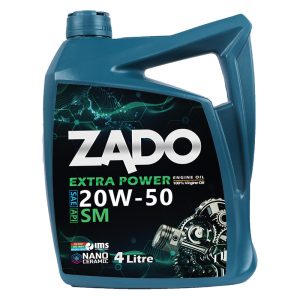 روغن موتور خودرو زادو مدل 20W50-SM-16000 EXTERA POWER حجم 4 لیتر