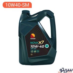 روغن موتور ری سان مدل NOVA X7 10W40 SM SARIITO حجم 5 لیتر