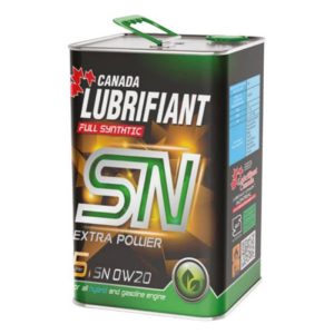 روغن موتور کانادا لوبریفنت مدل EXTRA POWER SN 0W20 حجم 5 لیتر