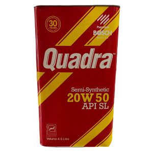 روغن موتور خودرو بوش مدل کوادرا 20W50 SL حجم 4.5 لیتر