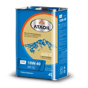 روغن موتور بنزینی آتا اویل 10W-40 SL حجم 4 لیتر