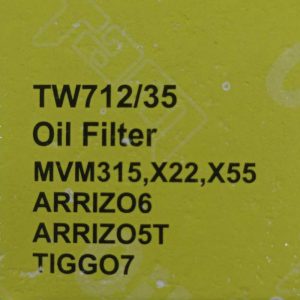 فیلتر روغن خودرو تام مدل TW712/35 مناسب برای اریزو 6