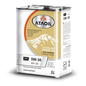 روغن موتور بنزینی آتا اویل 5W-30 SN حجم 5 لیتر