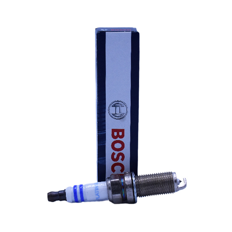 شمع خودرو بوش مدل تک پلاتین سوزنی پایه بلند کد 6765-FR7MPP10 بسته 4 عددی