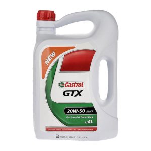 روغن موتور کاسترول GTX 20W50 SL 4 لیتر | بهترین کیفیت