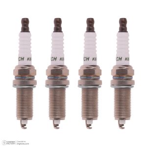 شمع خودرو جی آی اس پی مدل K6RTM3 کد 257001 مناسب برای پژو 206 تیپ 5 بسته  4 عددی