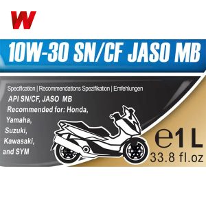 روغن موتور پروتک 10W30 SN JASO MB – حجم 1 لیتر