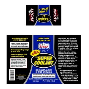 ضدیخ و ضدجوش و کولانت لوکاس مدل Super Coolant حجم 473 میلی لیتر