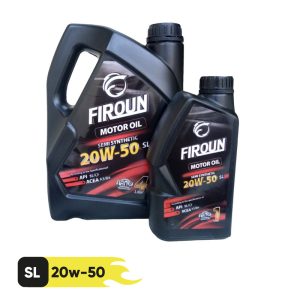 روغن موتور فیرون مدل NANO GRAPHENE 20w50 SL حجم 5 لیتر مجموعه 2عددی