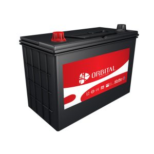 باتری اتمی خودرو سپاهان باطری مدل B24 اوربیتال 45 آمپر