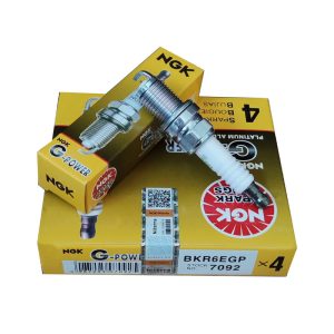 شمع خودرو ان جی کی مدل سوزنی پایه کوتاه کد BKR6EGP 7092 بسته 4 عددی