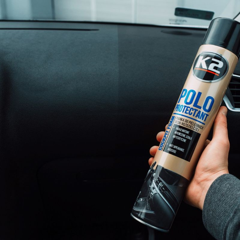 اسپری محافظ و تمیز کننده داشبورد کی تو مدل POLO PROTECTANT Kawa حجم 750 میلی لیتر