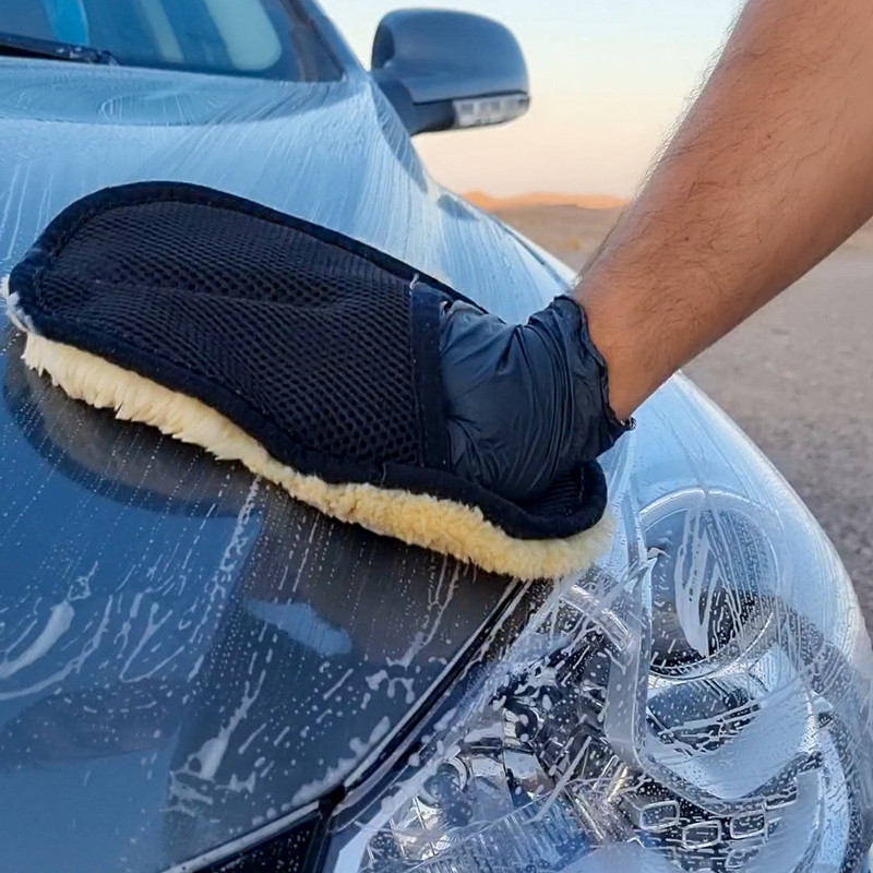 دستکش شستشوی خودرو مدل آبگینه