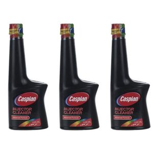 مکمل تمیز کننده سیستم سوخت خودرو کاسپین کد 02 حجم 230 میلی لیتر بسته 5 عددی