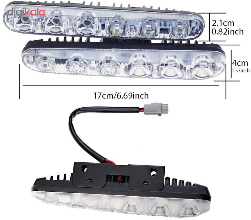 دیلایت خودرو مدل drl425 بسته دو عددی