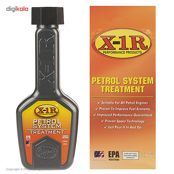 مکمل سوخت خودرو X-1R حجم 240 میلی لیتر