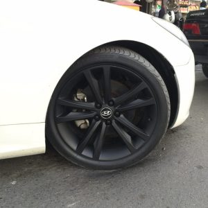 اسپری رنگ رینگ دوپلی کالر مدل Wheel Paint حجم 400 میلی‌لیتر مجموعه 2 عددی