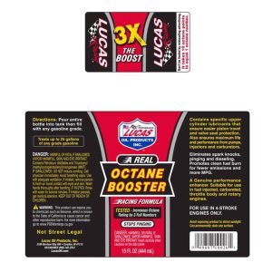 اکتان بوستر لوکاس 3XThe Boost حجم 444 میلی‌لیتر مجموعه 12 عددی