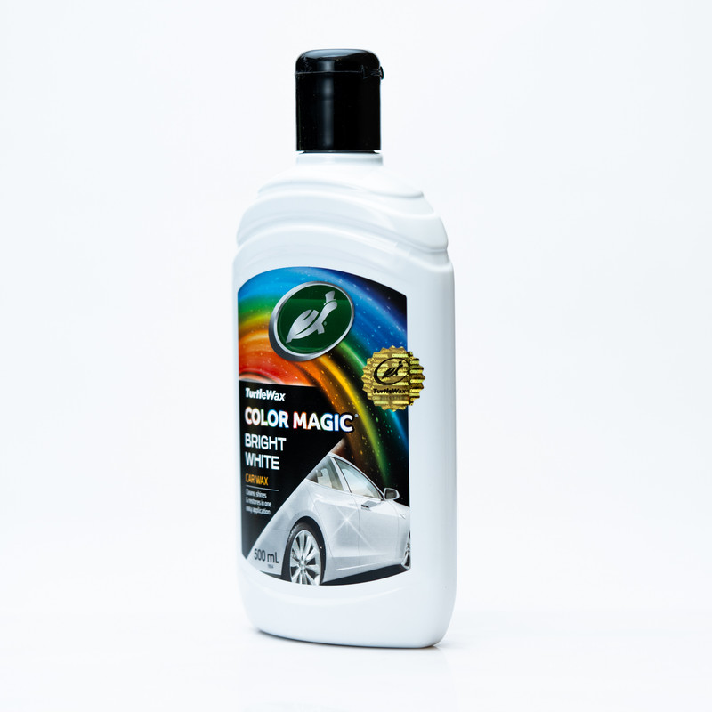 واکس بدنه خودرو ترتل واکس مدل Color Magic Bright White حجم 500 میلی لیتر