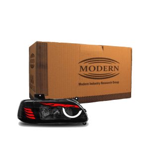 چراغ جلو خودرو گروه پژوهش صنعت مدرن مدل Angry-R مناسب برای پراید بسته دو عددی
