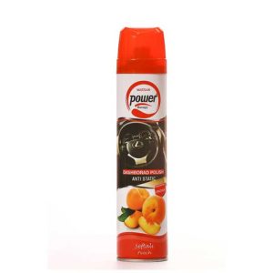 اسپری پولیش داشبورد پاور مدل peach حجم 300 میلی لیتر