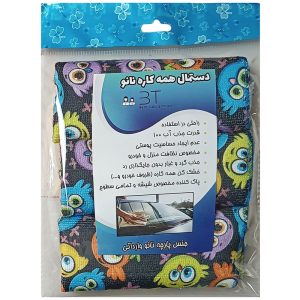 دستمال نظافت خودرو بی تی مدل انگری برد – بسته ۳ عددی