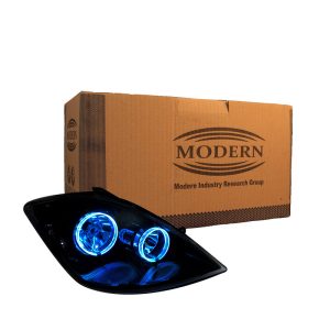چراغ جلو خودرو گروه پژوهش صنعت مدرن مدل 3D-Ring-B-Ice مناسب برای تیبا بسته دو عددی