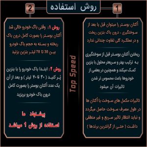 اُکتان بوستر و تمیزکننده انژکتور تاپ اسپید | حجم 300 میلی‌لیتر بسته 6 عددی