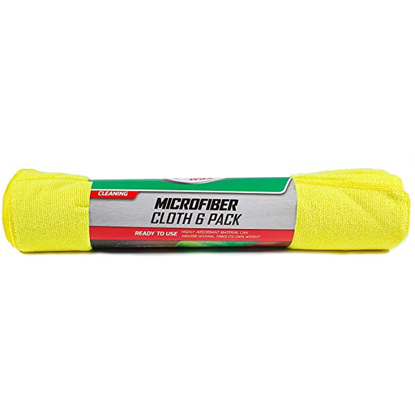 دستمال خودرو ترتل واکس مدل Microfiber بسته 6 عددی