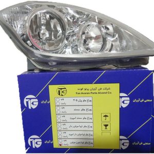 چراغ جلو چپ خودرو فن آوران پرتو الوند مدل STB1003 مناسب برای تیبا