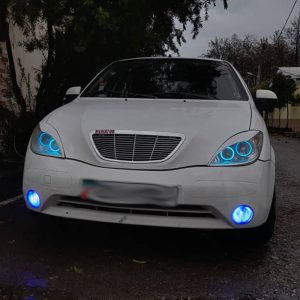 حلقه نئون مدل آیس بلو مناسب برای تیبا مجموعه چهار عددی