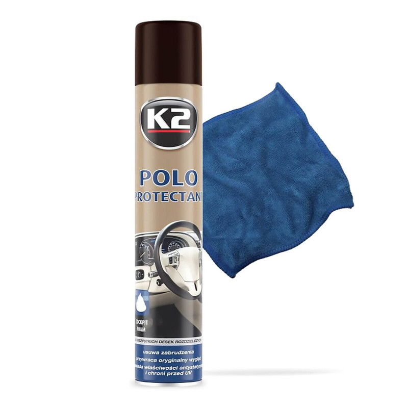 اسپری محافظ و تمیز کننده داشبورد کی تو مدل POLO PROTECTANT Kawa حجم 750 میلی لیتر