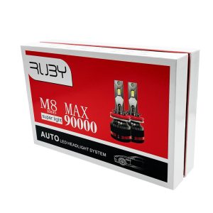 هدلایت لامپ خودرو زیمر مدل RUBY M8 MAX پایه H1 بسته دوعددی