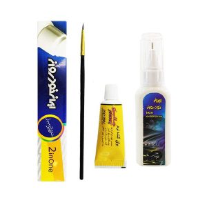 قلم خشگیر مشکی بدنه خودرو ایران خودروان کد 69995G مجموعه 3 عددی