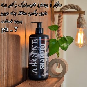 شامپو واکس براق کننده خودرو آبگینه مدل wash&wax حجم 500 میلی لیتر