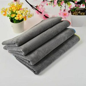 دستمال میکروفایبر نظافت خودرو ابراف – مجموعه 6 عددی