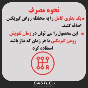 مکمل روغن گیربکس دستی کستل مدل گیرمکس – حجم 200 میلی‌لیتر