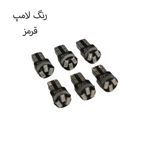 لامپ خودرو سام مدل پشت آمپر کد RED-3 بسته 6 عددی