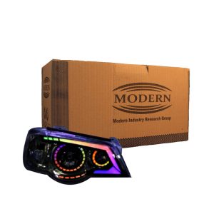 چراغ جلو خودرو گروه پژوهش صنعت مدرن مدل F500 فولکالر مناسب برای پراید 111،132 بسته دو عددی