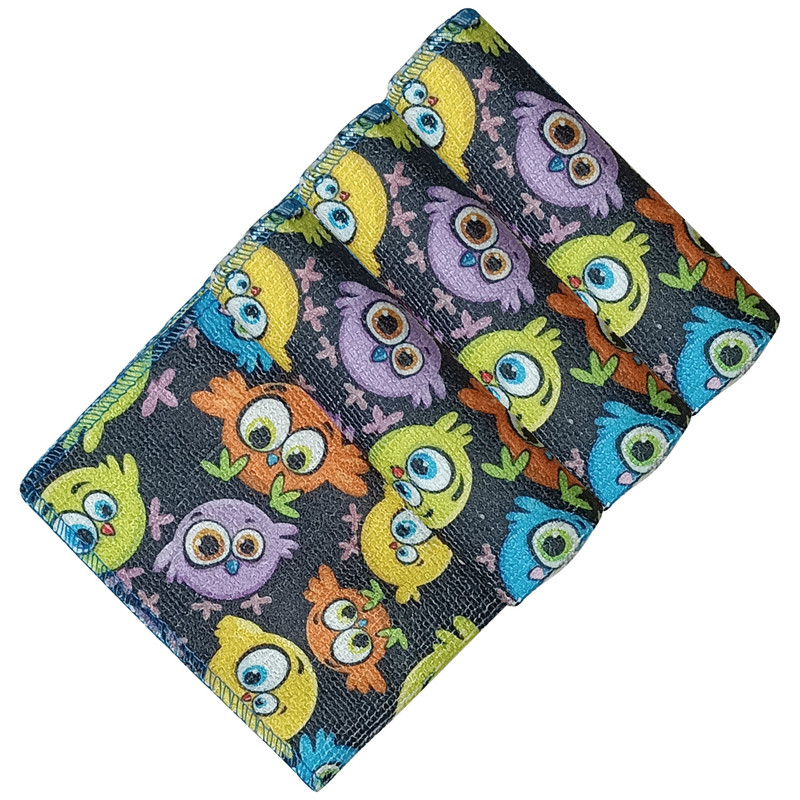 دستمال نظافت خودرو بی تی مدل انگری برد کد 25x251 بسته 3 عددی