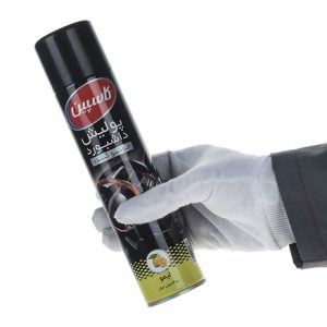 اسپری پولیش داشبورد کاسپین مدل Lemon 300ml – براق و محافظت‌شده