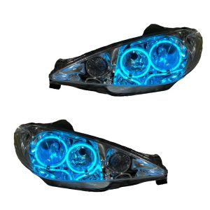 چراغ جلو خودرو گروه پژوهش صنعت مدرن مدل 3D فولکالر مناسب برای پژو 206 بسته دو عددی