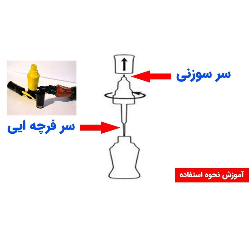 قلم خشگیر سبز یشمی بدنه خودرو اسمارت پن مدل 3190254