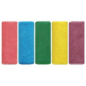 دستمال نظافت خودرو بی تی مدل میکروفایبر کد 30x30Co5 بسته 5 عددی
