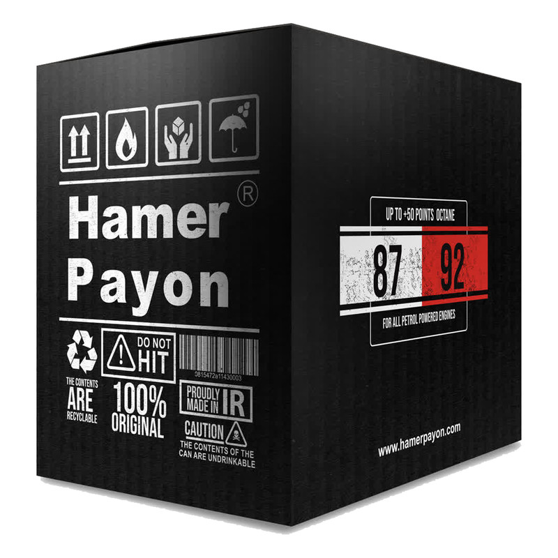 اکتان بوستر هامرپایون مدل 50پوینت حجم 350 میلی لیتر بسته 12 عددی